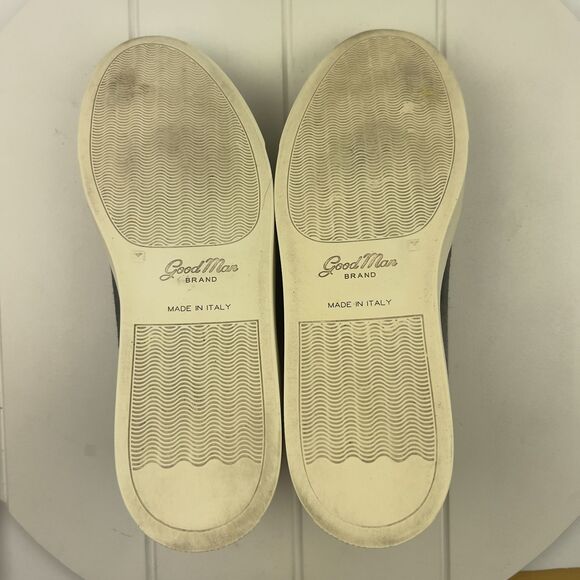 Good Man Mens Size 9 Brand Edge Grey Suede Low Sneaker Italy Shoes - Picture 7 of 10